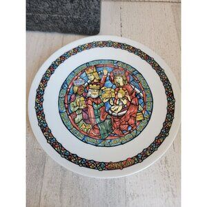 Limoges Adoration of Kings vintage plate religious home decor‎
